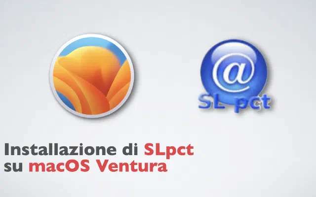 Installazione di SLpct  su macOS Ventura
